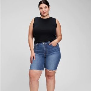 GAP Denim Shorts Bermuda Length Size 20